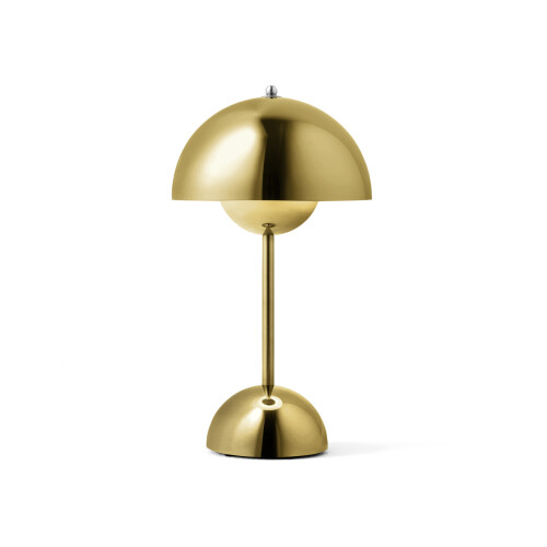 Flowerpot VP9 Brass Plated bordslampa