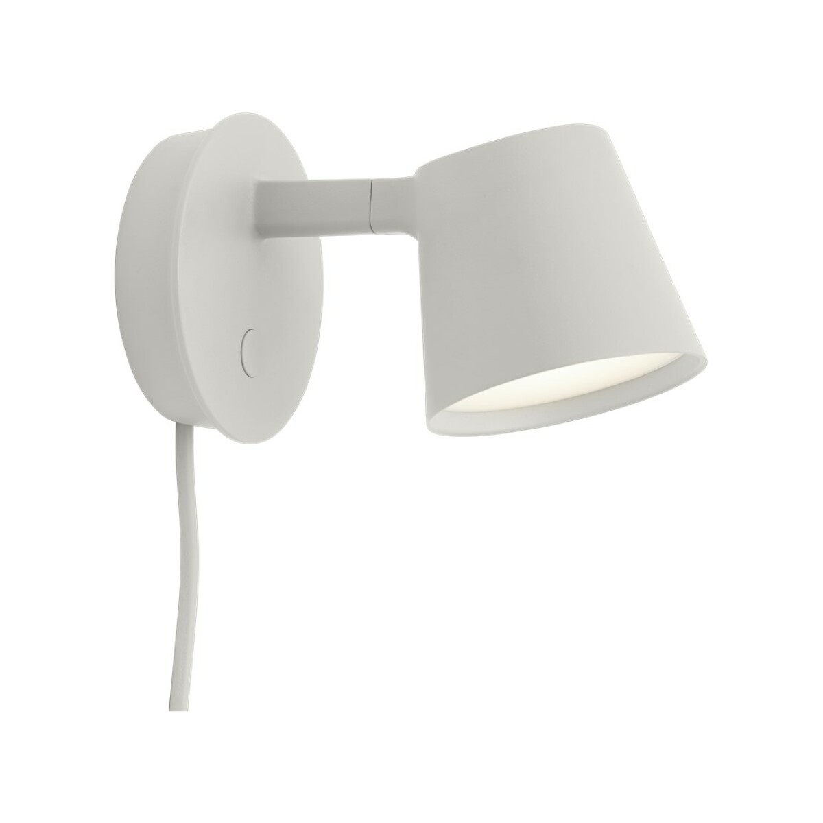 MUUTO Tip wall lamp grey