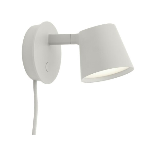 MUUTO Tip wall lamp grey