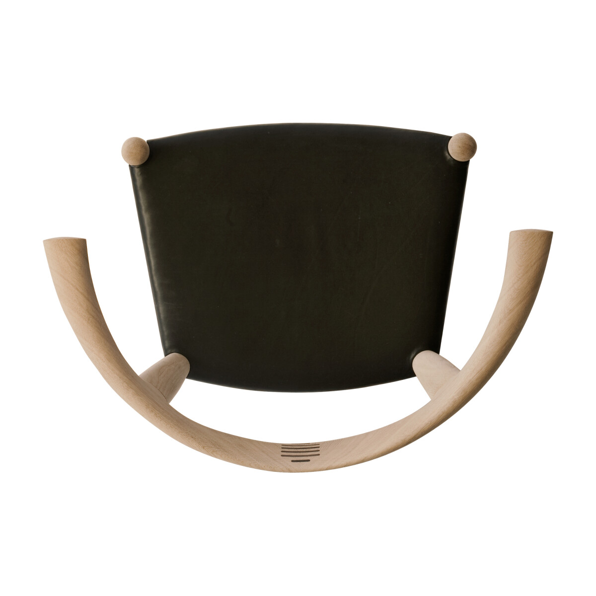 PP518 Bull Chair i såpad ek med lädersits